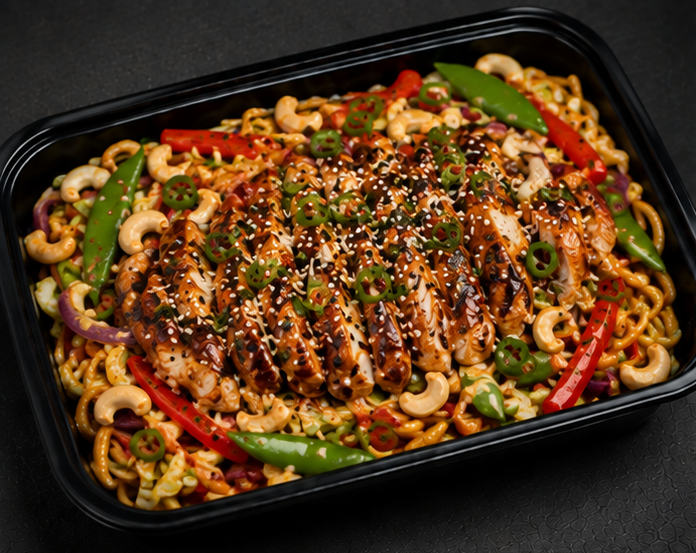 Maandag Meal 1 - Sticky Yakitori Chicken Noodles