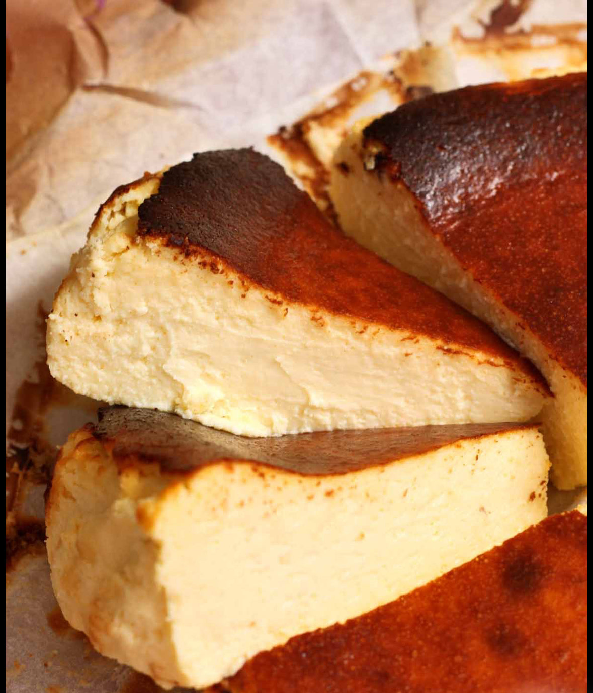 KERST 2025 : Dessert - Basque Vanille Cheesecake