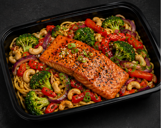 Maandag Meal 3 -  Mango Chili Zalm Wok
